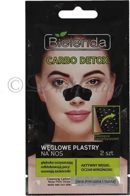 Image de Bielenda Nosestrips contre les impuretés et les points noirs avec du charbon actif
