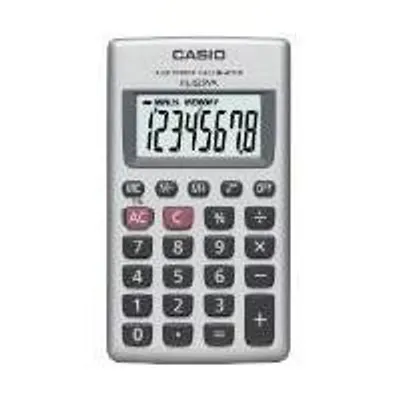 Produktbild von Casio HL-820VA 8-stelliger Taschenrechner, silber – Basisrechner