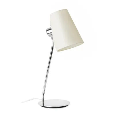 Zdjęcie produktu dla Chromowana lampa stołowa z lupą, 1-światło