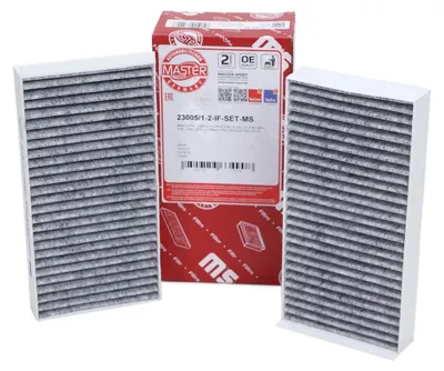 Produktbild von MASTER-SPORT 23005/1-2-IF-SET-MS Innenraumfilter Pollenfilter für BMW 1 Schrägheck (F40) Aktivkohle