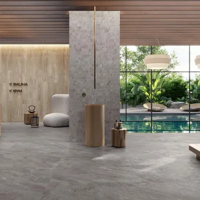 Imagen del producto de CASA39: Gres porcelánico con efecto piedra, 30x60 cm, Caesar Quartz Essence