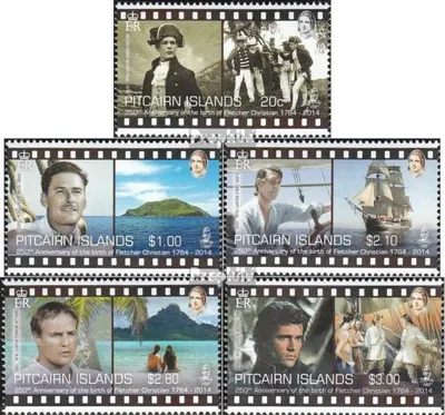 Produktbild von Briefmarken Pitcairn 2014 Mi 916-920 (kompl.Ausg.) postfrisch Schiffe