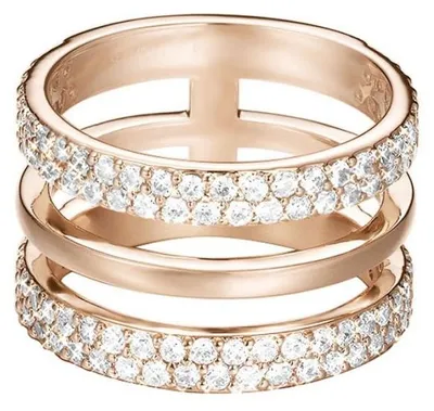 Produktbild von Esprit Damen Ring Edelstahl Rosé JW52896 Zirkonia ESRG02784C, Ringgröße:54 (17.2 mm Ø)