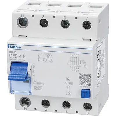 Produktbild von FI-Schutzschalter DFS 4 40/4/0,03 F 09134820