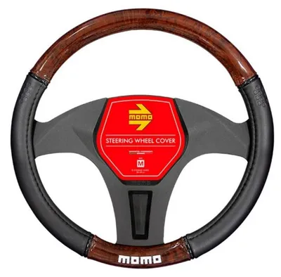 Obrázek produktu pro Momo SWC0LXWDM LUXURY Potah volantu hnědý a černý