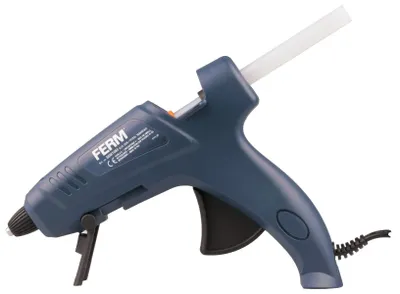 Produktbild von FERM FERM - Klebepistole - GGM1004 - 75W - 220-240V - Kabel 150 - Inkl. 4 Klebestifte 11.2mm x 150mm