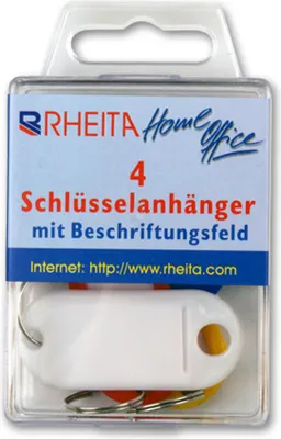 Produktbild von 4 Schlüsselanhänger mit Beschriftungsfeld