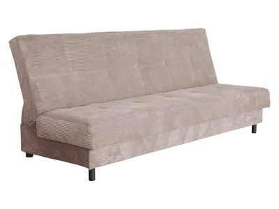 Produktbild von MIRJAN24 Schlafsofa Enduro XIV Cord, Couch mit Schlaffunktion und Bettkasten, 3 Sitzer Aufklappbar Polstersofa (Farbe: Poso 145)