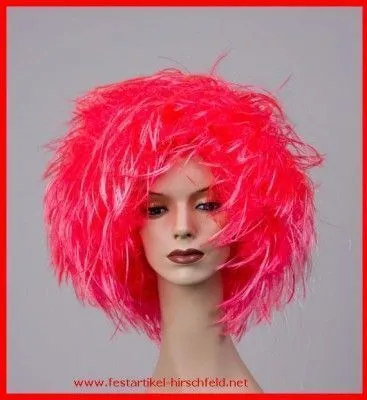 Produktbild von Wuschelkopf Perücke Nina, pink
