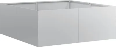 Produktbild von vidaXL Pflanzkübel 80x80x30 cm Verzinkter Stahl