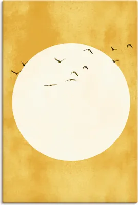 Produktbild von ARTland Leinwandbild Ewiger Sonnenschein Größe: 20x30 cm