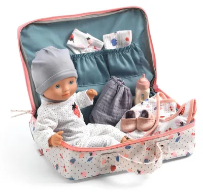 Produktbild von POMEA Puppe Vanille im Koffer