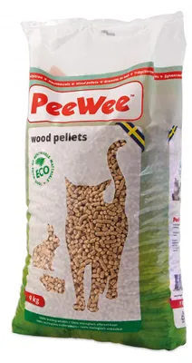 Immagine prodotto di 14 L / 9 KG PeeWee lettiera in legno per gatti pellet ecologico organico