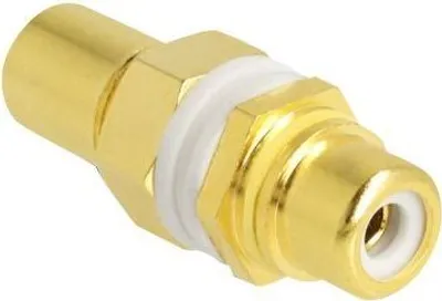 Immagine prodotto di Delock 64141 DELOCK Audio Adapter Cinch Bu. > Bu. zum Einbau, Farbr. weiß