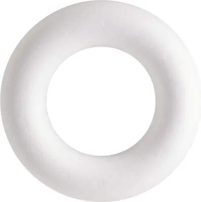 Produktbild von Styroporring flach,weiß Ø ca. 22 cm