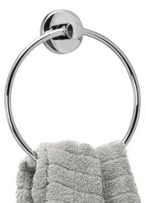 Immagine prodotto di bremermann serie bagno LUCENTE anello portasciugamani in acciaio inox, cromato, finitura lucida