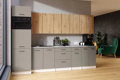 Obrázek produktu pro Kuchyňská linka PALINI 300cm Kamenný + dub artisan