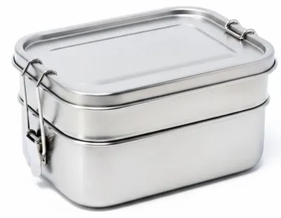 Productafbeelding van Famanu Bento lunchbox, 1200 ml, met twee compartimenten - een duurzame lunchbox voor werk, school en onderweg