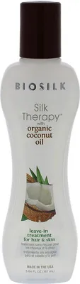 Obrázok produktu pre Biosilk Farouk, Silk Therapy Coconut Oil Leave In Treatment, 67 ml, hĺbková hydratácia a lesk, intenzívna starostlivosť o vlasy