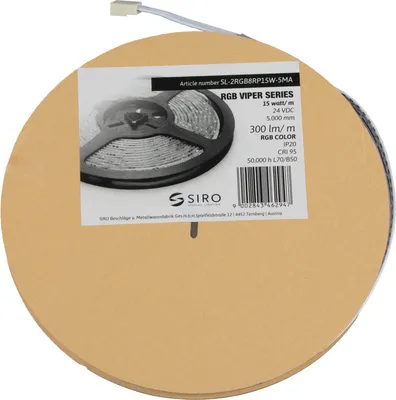 Produktbild von Siro LED-Band SL-VIPER 15W/m RGB 24 V/DC, punktfreies Licht, 5m LED Rolle