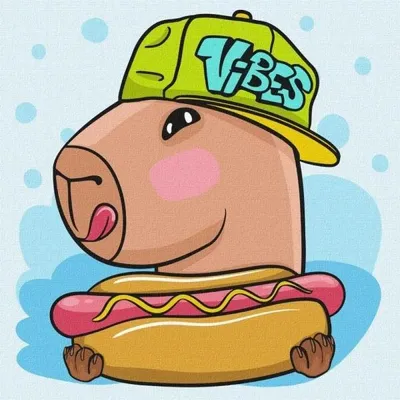 Zdjęcie produktu dla Malowanie po numerach - Kapibara i hot dog Kids - Ideyka