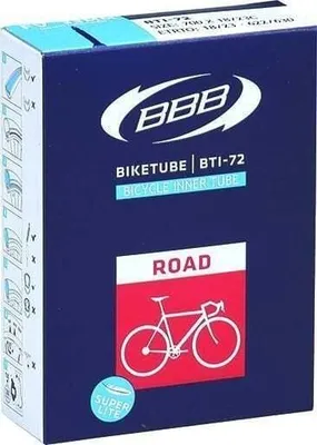Zdjęcie produktu dla BBB Biketube Road 19 - 23 mm Rura rowerowa 48.0 Presta