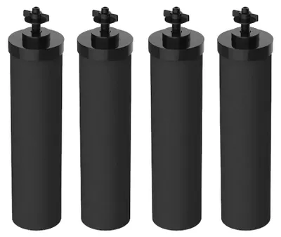 Zdjęcie produktu dla Filtr węglowy do filtrów wody, kompatybilny z wieloma systemami, wykonany z materiałów bez ołowiu, zestaw 4 sztuki