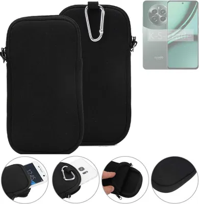 Produktbild von K-S-Trade Neopren-Hülle Handyhülle kompatibel mit Realme Narzo 70 Pro 5G Schutzhülle Neoprenhülle Sleeve Schutz-Hülle Gürtel Tasche Case Holster