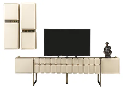 Immagine prodotto di Mobile TV beige moderno  parete attrezzata, pensile, mobile contenitore, nuovo