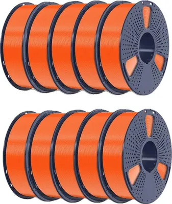 Productafbeelding van 3D-printfilament, hoge taaiheid, gemakkelijk te verwijderen, zonnig oranje