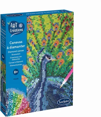 Produktbild von SENTOSPHERE - Strasssteinbild Pfau