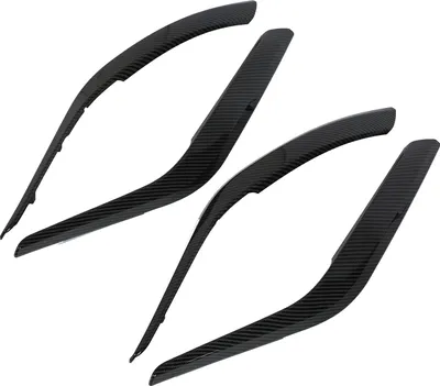 Immagine prodotto di 4 coperture per braccioli delle porte interne, decorazione, ricambio per X1 E84 2010-2016, stile fibra di carbonio