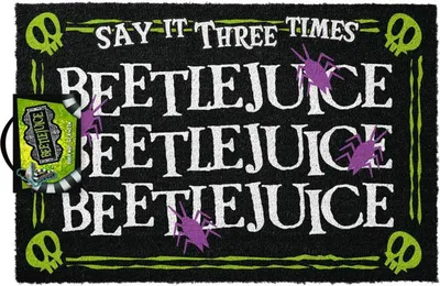 Produktbild von Fußmatte Beetlejuice - Say It Three Times