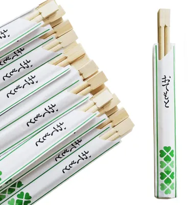 Imagen del producto de Palillos de bambú, desechables, de 20 cm, 100 pares, para la cocina