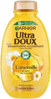 Produktbild von GARNIER ULTRA DOUX Kamille Aufhellendes Blond-Shampoo 300ml