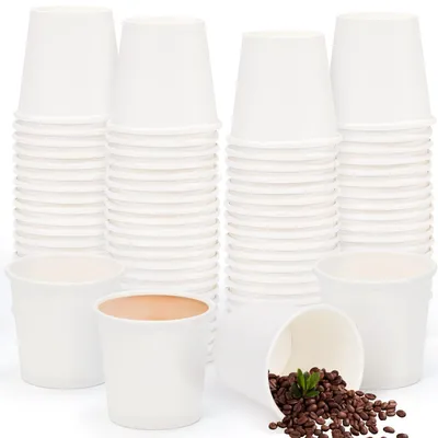 Produktbild von Set mit 200 Papierkaffetassen, Fassungsvermögen 50 ml