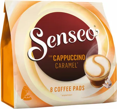 Produktbild von Senseo Cappuccino Caramel | 8 Kaffeepads