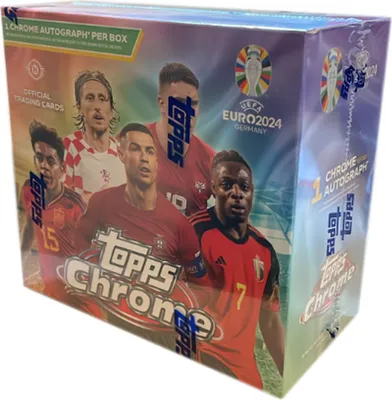Produktbild von Topps Chrome UEFA EURO 2024 Hobby Box EN