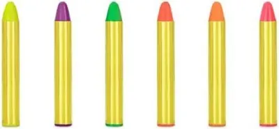 Zdjęcie produktu dla Kredki do malowania twarzy PartyDeco 6 sztuk