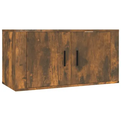 Produktbild von TV-Wandschrank Räuchereiche 80x34,5x40 cm