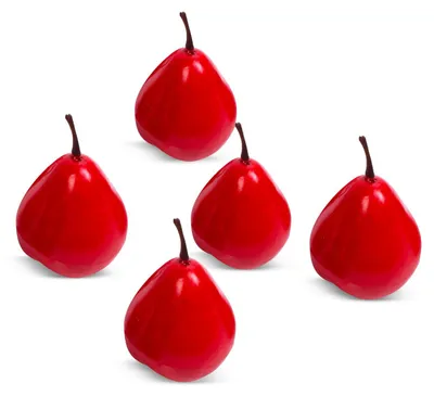 Immagine prodotto di Decorazione natalizia - frutta rossa - 6 cm - confezione da 5 pezzi