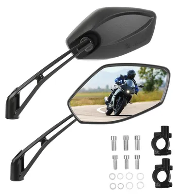 Produktbild von Motorrad Spiegel E- Universal M8/M10 mit Halterung für Roller Scooter