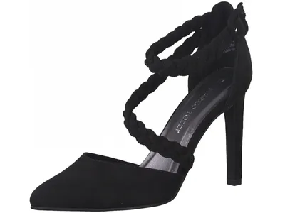 Produktbild von MARCO TOZZI Damen Pumps Stilettoabsatz Kordelriemchen 2-24400-28, Größe:37 EU, Farbe:Schwarz