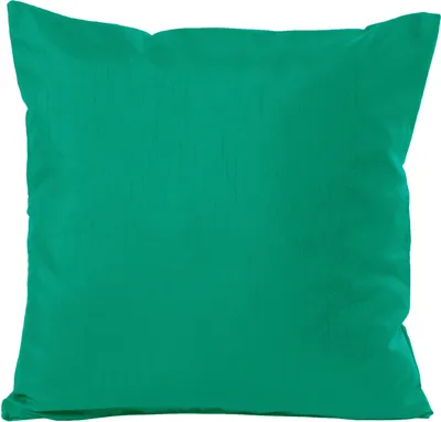 Produktbild von Kissenhülle Wildseide Optik uni 40x40 cm jade grün