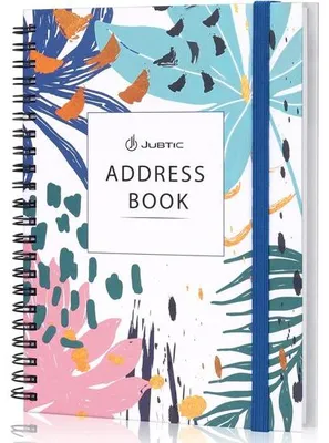 Produktbild von Famanu Adress- und Passwortbuch mit Register - Hardcover Spiralbindung