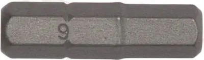 Produktbild von Bit für 6-Kant-Steckschlüsseleinsätze 6 mm Sechskant Länge 25 mm