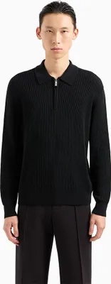 Produktbild von Armani Exchange Xm000129_af10348 Halbzippullover Schwarz M Mann Schwarz M