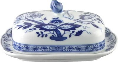 Produktbild von Hutschenreuther Butterdose Blau Zwiebelmuster 02001-720002-15169