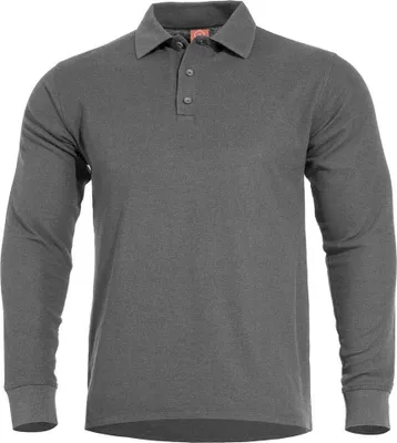 Imagen del producto de Pentagon Aniketos, polo de manga larga, color gris, talla XL, para hombre, color gris, talla XL