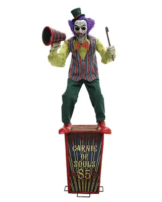Produktbild von Scary Clown Marktschreier Animatronic 182cm